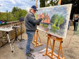 Bodo Gsedl wählte das Schloß als Motiv